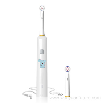 Rotary electric toothbrush for children and adult